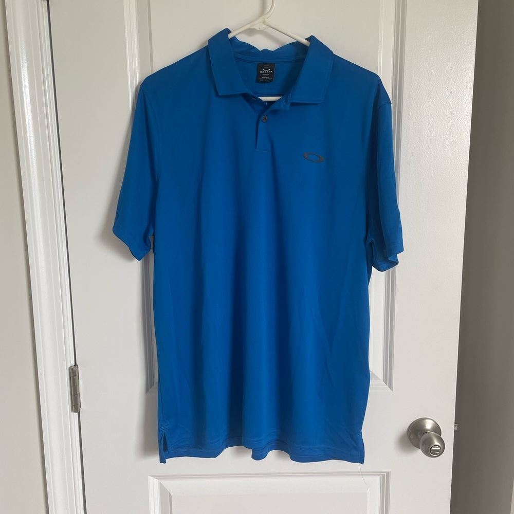 NWT Oakley Blue Hydrolux Men’s Polo